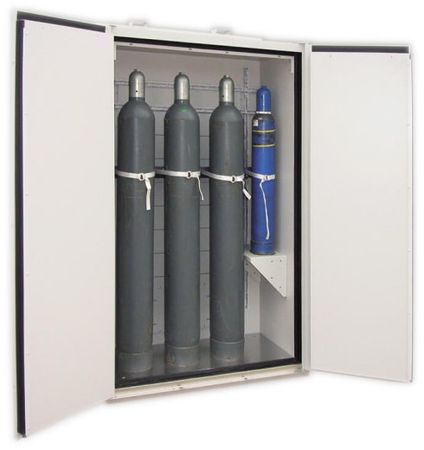 LACONT Gasflaschenschrank zur Lagerung am Arbeitsplatz SiZ G30/1200 nach DIN EN 14470-2