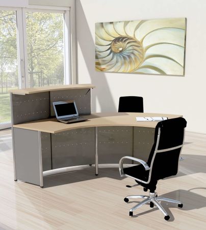 Empfangstheke Anmeldung  Empfangstresen Informationsstand Rezeption Auskunft 