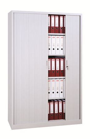 Aktenschrank | Rolladenschrank 195x120x46 GRAU